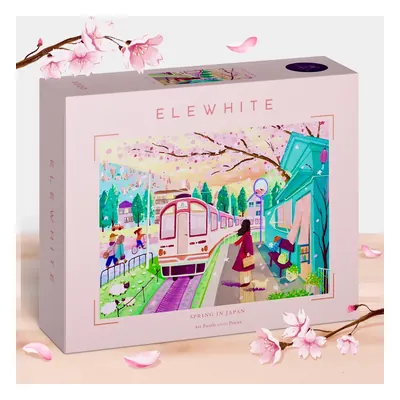 Puzzle Spring In Japan – Elewhite (1 000 pièces)